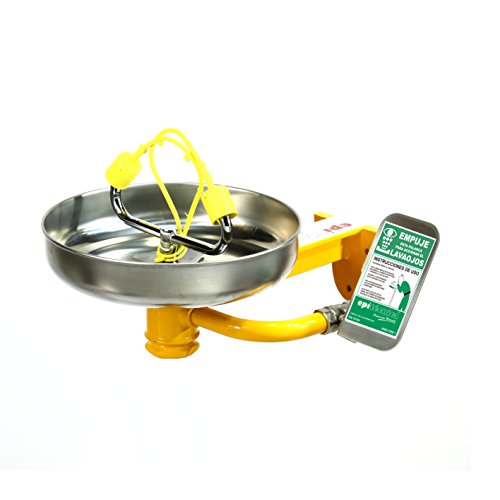 Lavaojos de pared con soporte a la pared, homologado Mod. 6030BAS EPITECNICA