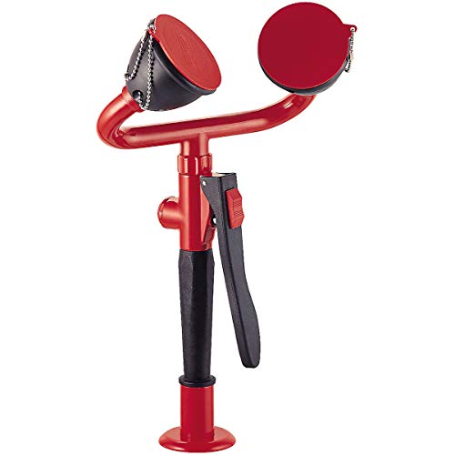 Ducha/lavaojos Doble a Pared - EiS Experts in Safety - Rojo